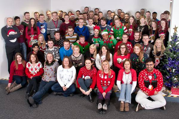 Xmas jumper day at the office