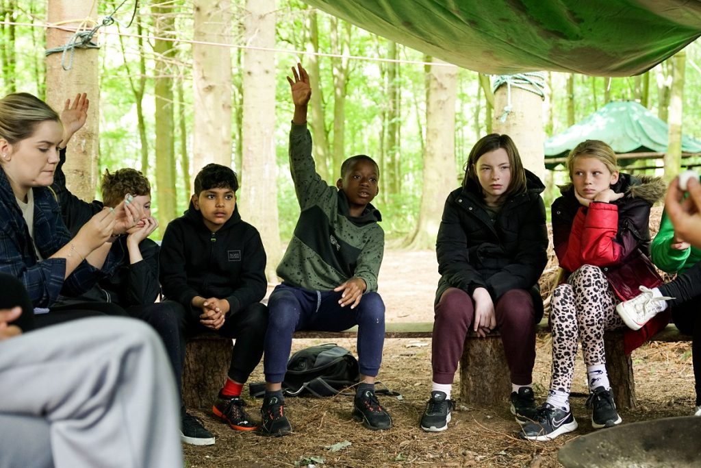 young-people-bushcraft-lineham-farm