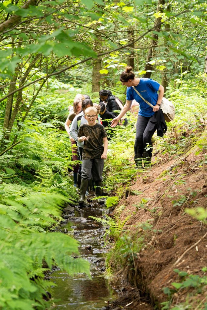 children-exploring-lineham-farm