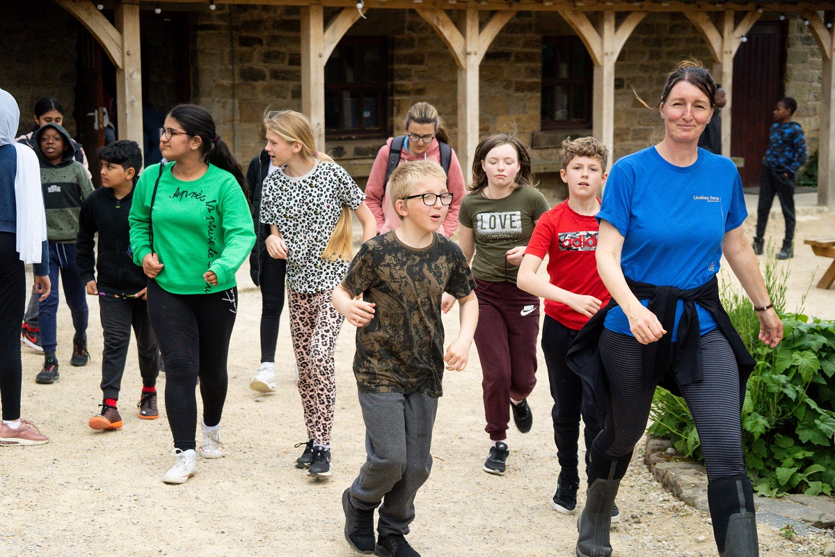 Lineham Farm Jo activity team and group of young people