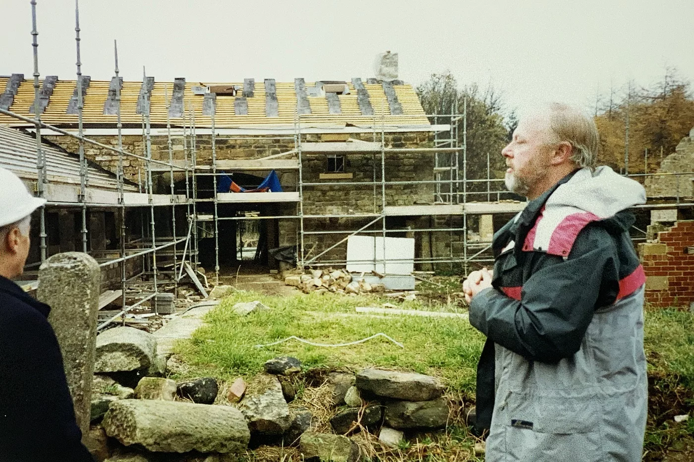 Lineham Farm during build